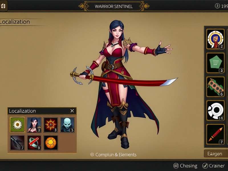 Culturally Authentic Design in Anise Warrior Sentinel Anise Warrior Sentinel Localization Elements